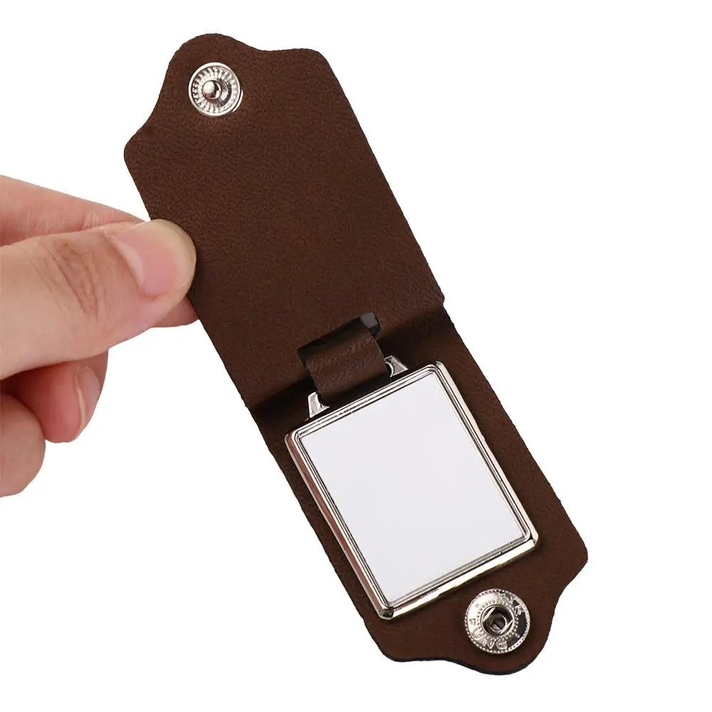 Couples Friends Gifts DIY Photo Keyring PU Leather Metal Key Chains Fashion Photo Frame Car Key Ring Thanksgiving Zpaxo