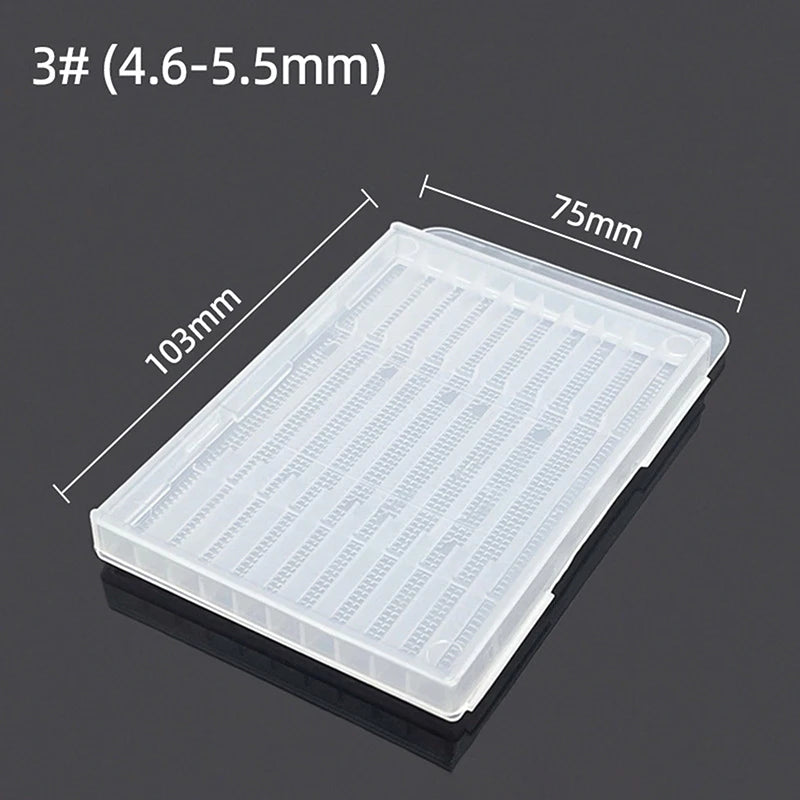 Transparent Storage Box Plastic Twist Drill Tool Accessories Bit Zpaxo A4