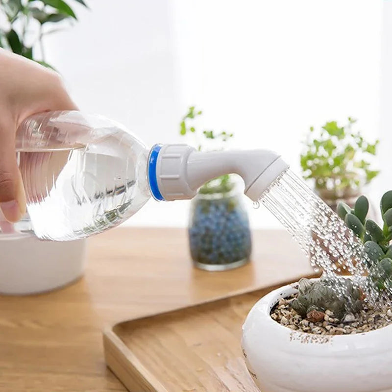 2 pcs/set Garden Spray Waterer Sprinkler Portable Plant Garden Watering Nozzle Tool Glass&Bottle Watering Nozzle Zpaxo