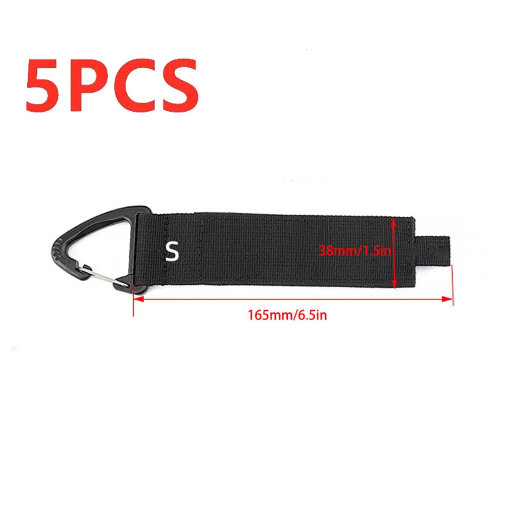 Nylon Cord Organizer with Triangle Buckle | Cable Strap 1/5/10Pcs Cable Cord Organizer Zpaxo S 5pcs