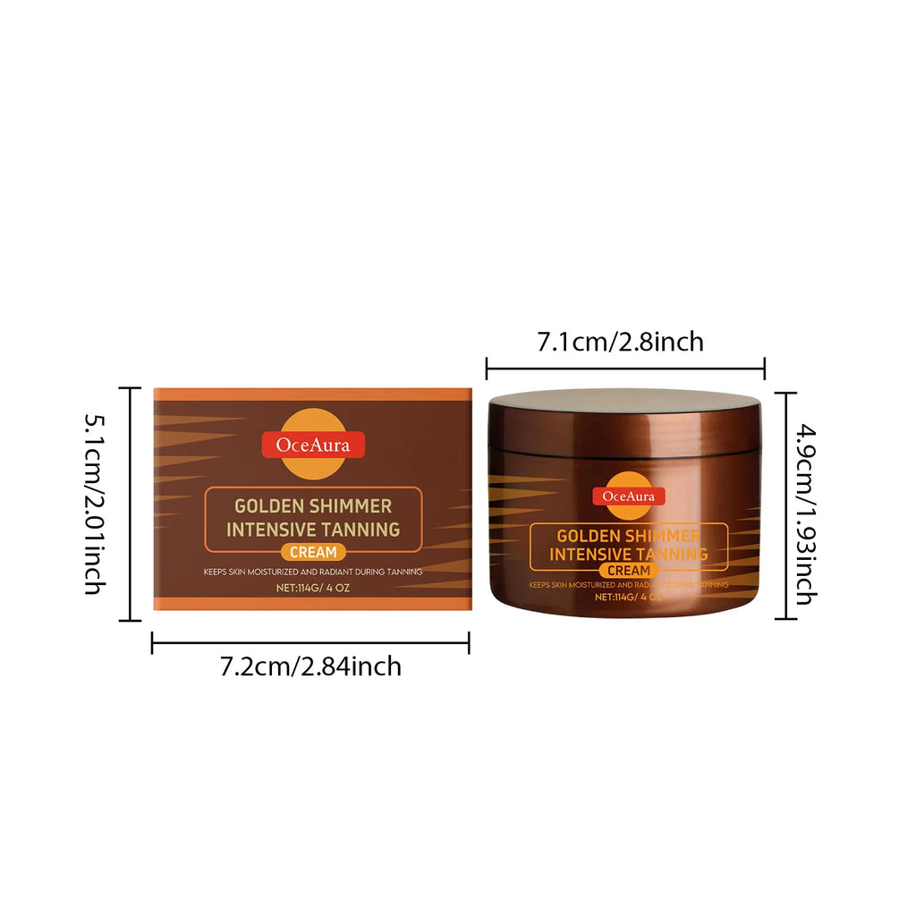 OceAura Tanning Accelerator Gel – Natural Bronze Glow, 114g Self Tanner Gel Zpaxo