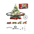 Hanging Christmas Train Under-tree Toy Fog Melodies Lights 2 Modes