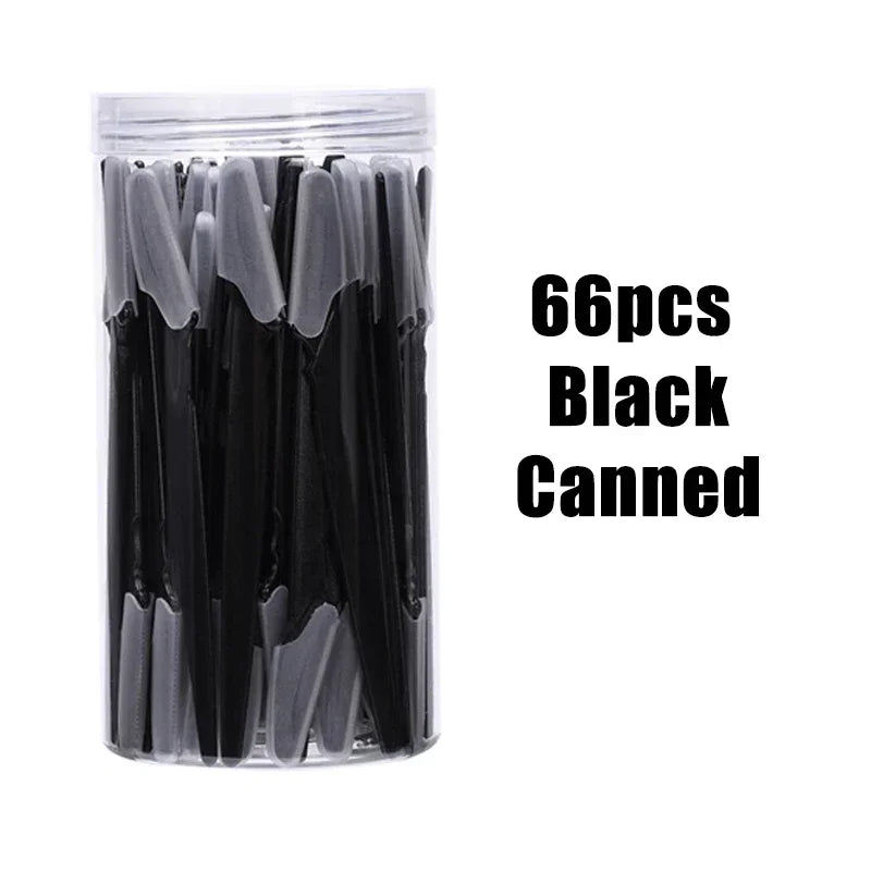 5 10 30 40 Eyebrow Razors Facial Eye Brow Trimmer Multifunction Hair Zpaxo 66pcs-Black-Canned