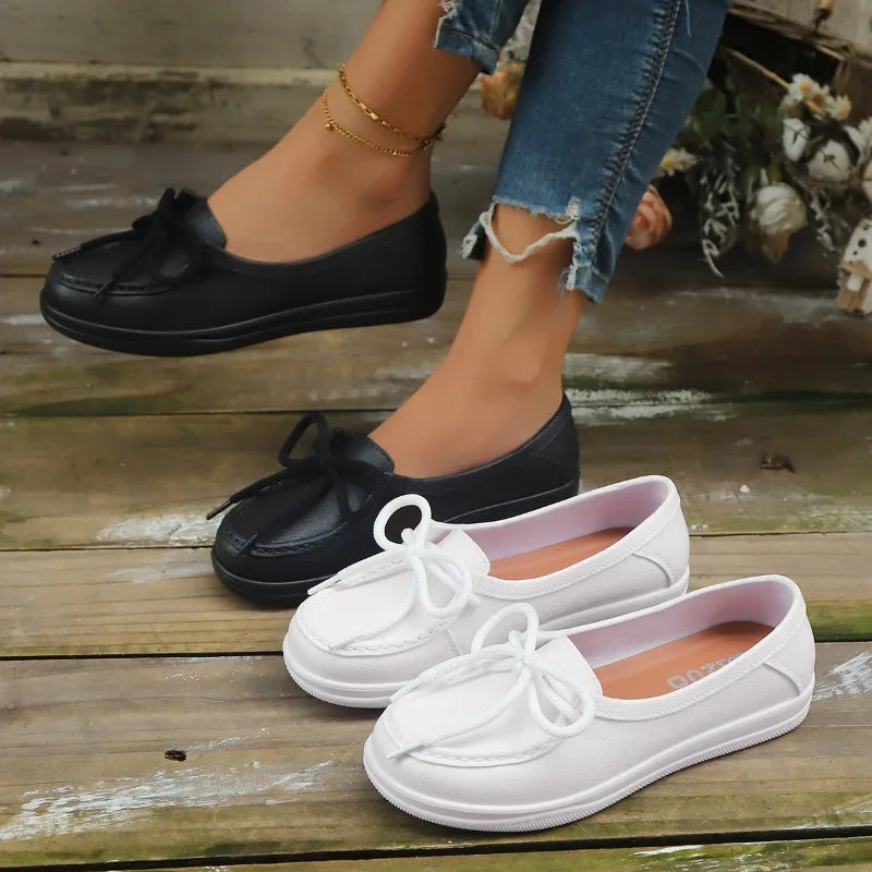2026 Spring Autumn Shallow Mouth Casual Thick Soled Single Shoes Zpaxo