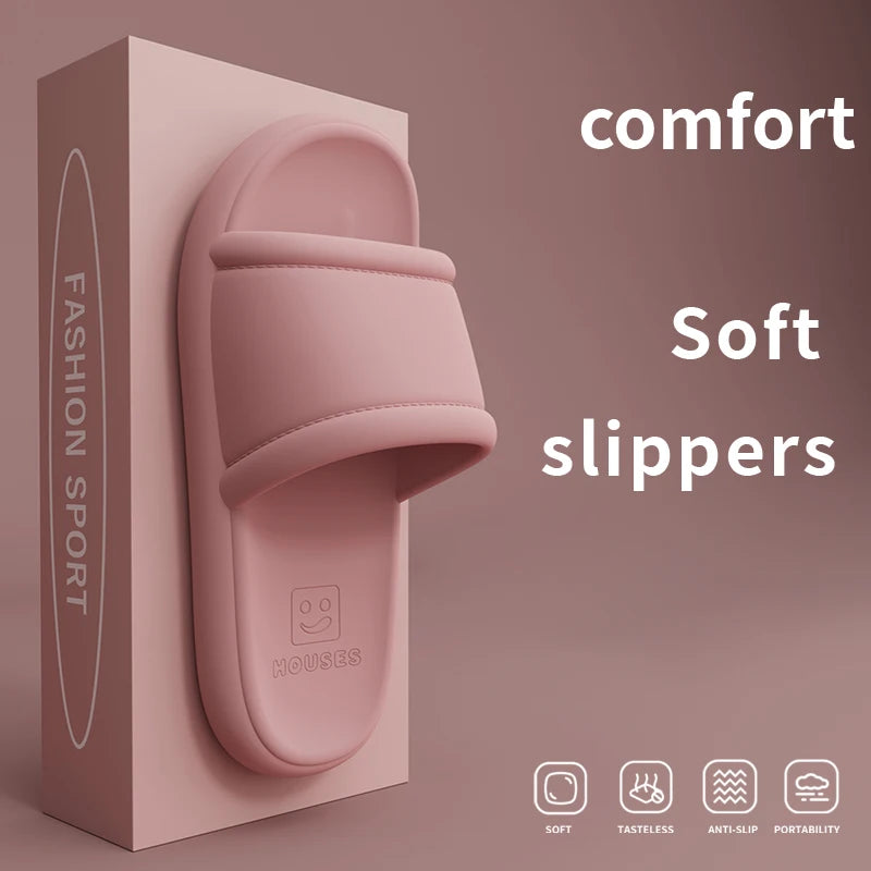 Men's Slippers EVA Non-slip Bathroom Slipper Soft Comfortable Home