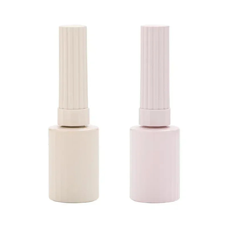 New 10pcs/set 12ml Empty Nail Polishing Bottle Nail Gel Empty Bottle with Brush Glass Empty Blending Bottle Touch-up Container Zpaxo