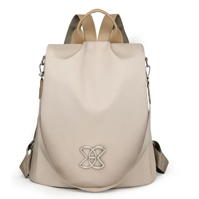 Oxford Cloth Backpack Women Lightweight Anti-theft Leisure Travel Bag