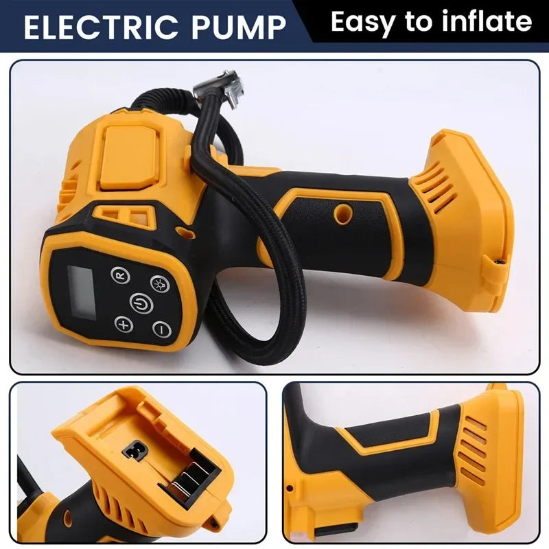 Fit DeWALT Battery Air Compressor Automatic Tire Inflator Cordless