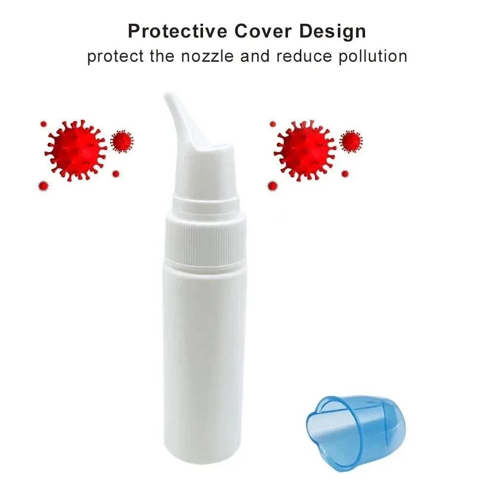 The Nasal Irrigator Nasal Wash Cleaner Fine Atomizer Spray Bottle Portable Travel Liquid Container Special Containers Zpaxo