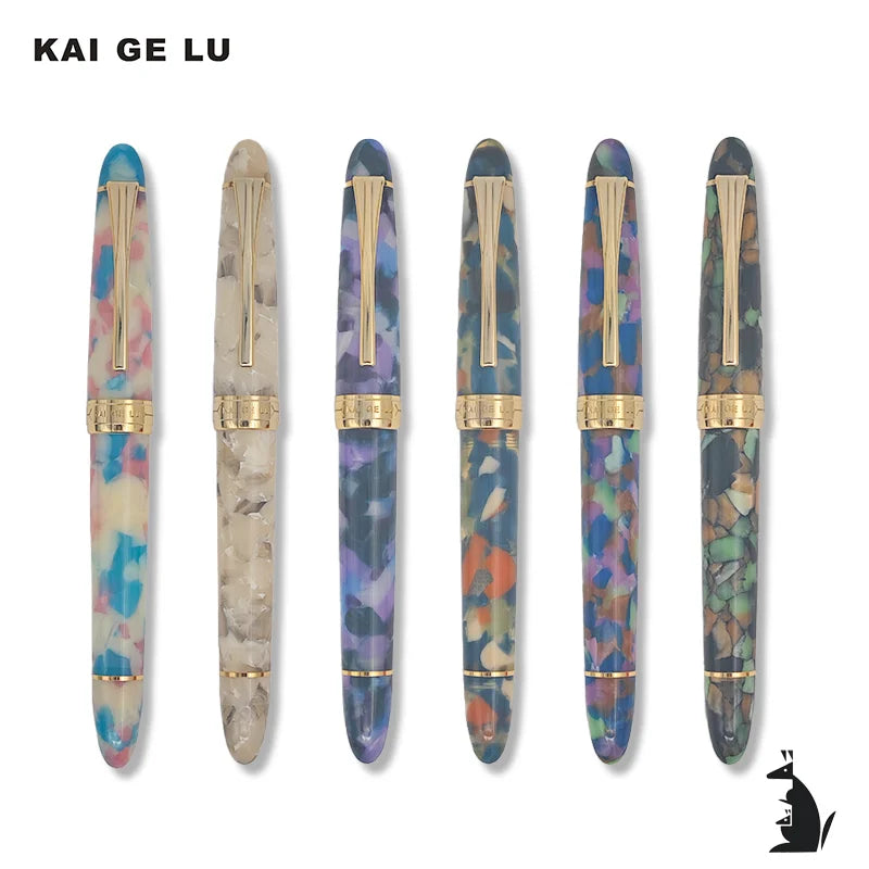 2026 Limited Edition Kaigelu 356 Fountain Pen,Torpedo-Shaped Acrylic Pen Barrel With Smooth Writing Experience Zpaxo
