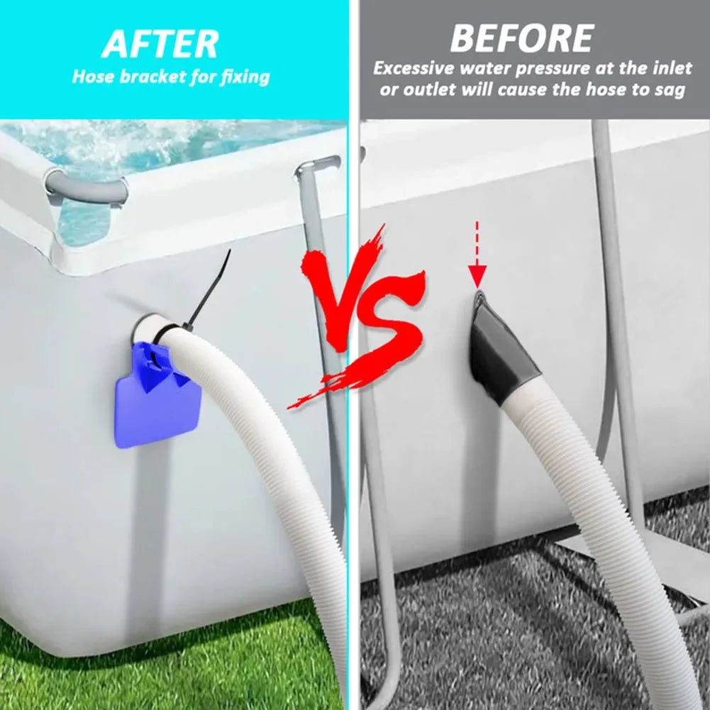 Swimming Pool Pipe Holder for Pool Hoses with Diameters Between 30-38mm Bracket Water Hose Support Bracket Accessories Zpaxo