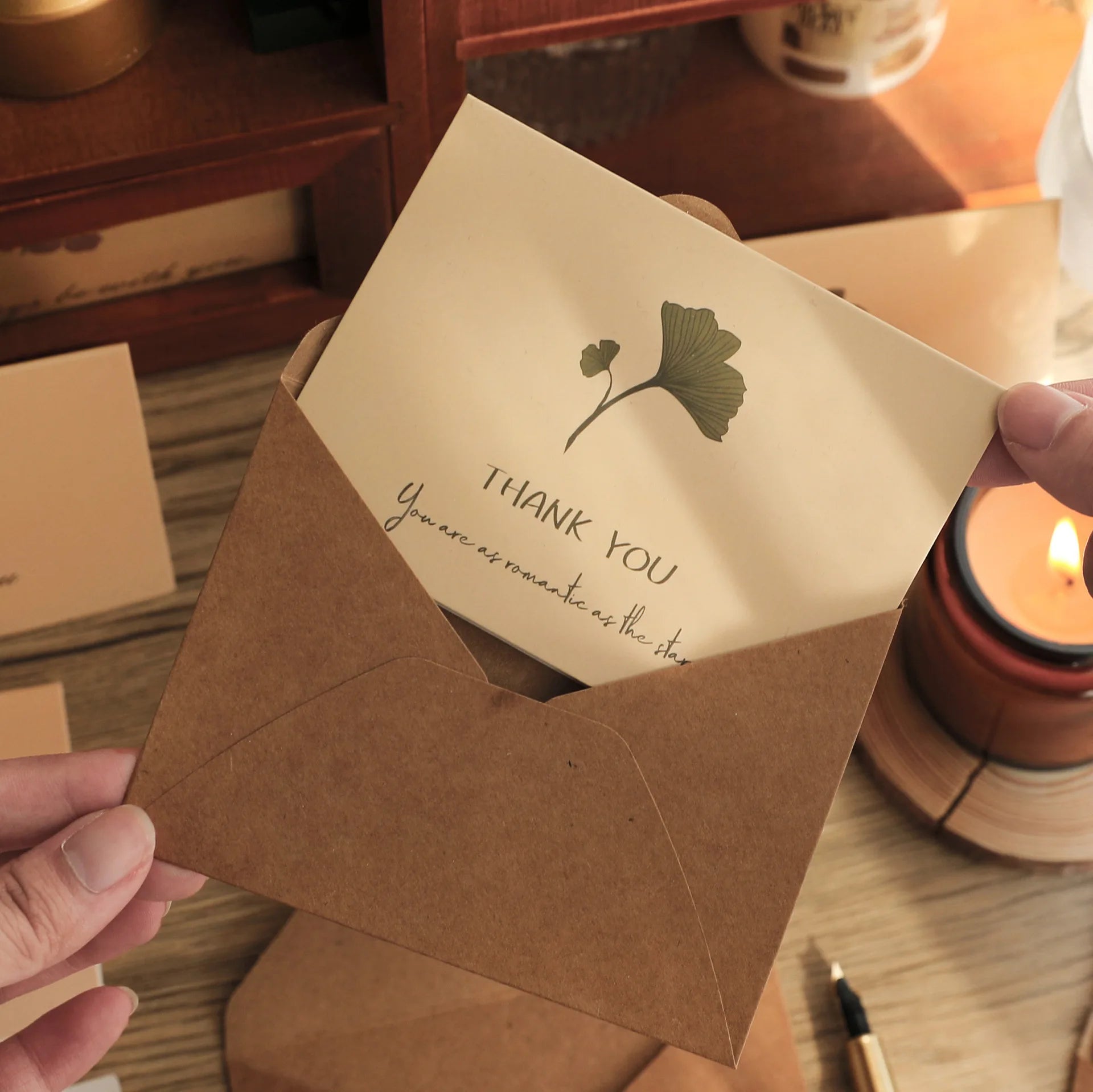 Tulip Thank You Cards with Envelopes – Floral Greeting Card Set