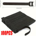 Nylon Cable Organizer Ties Releasable Mouse Earphones Wire Management Cable Ties Reusable Loop Hoop Tape Straps Tie Zpaxo 100PCS