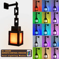 Pixel Lantern Night Light – 16 Color LED Mood Light & Remote