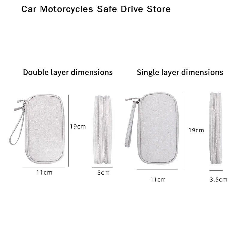 CMMultifunctional Digital Bag Data Cable Headphones Hard Drive Power