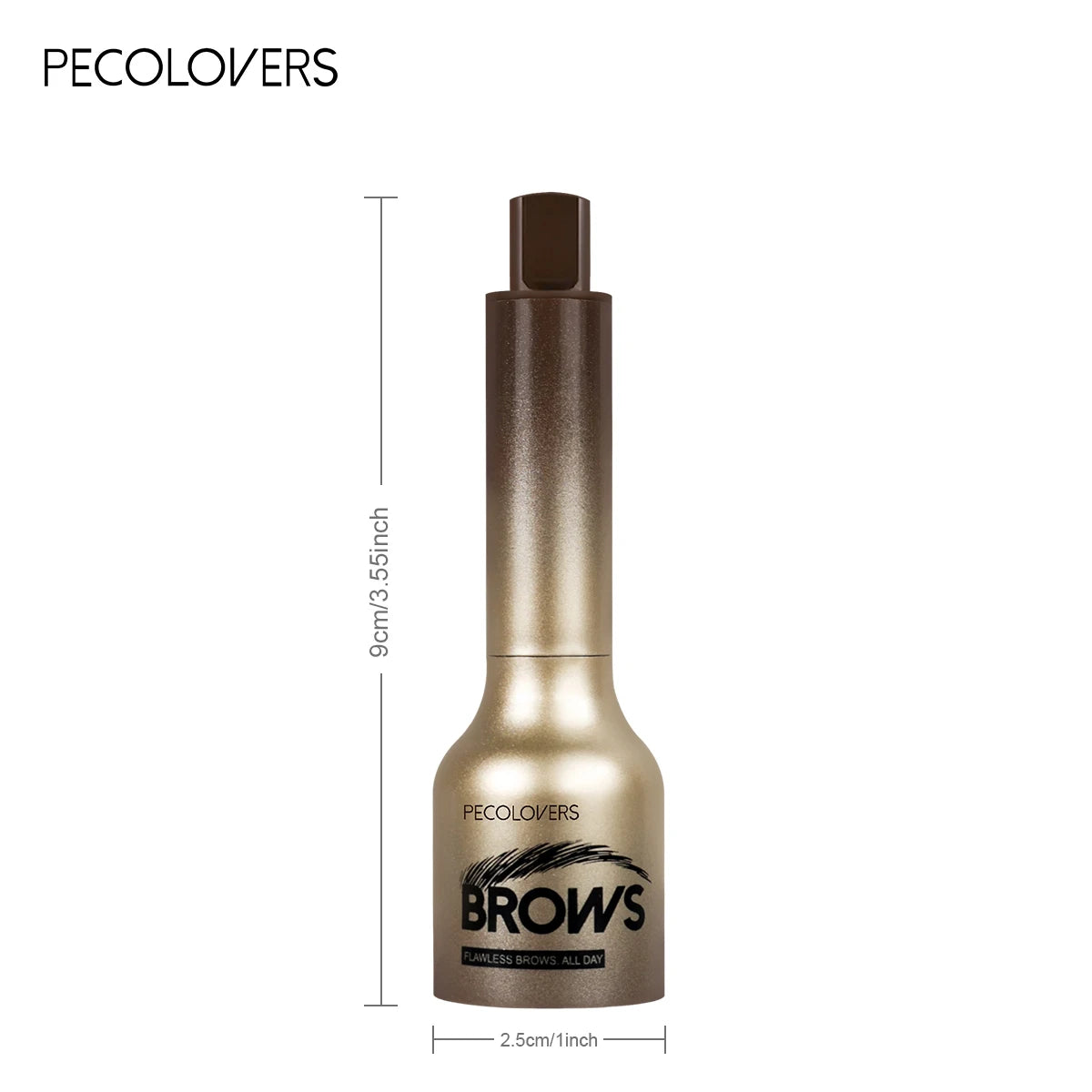 1PC Waterproof, Long-lasting, No Makeup Removal, 3D Three-dimensional, Press-type Eyebrow Pencil,Suitable for Daily Quick Makeup Zpaxo