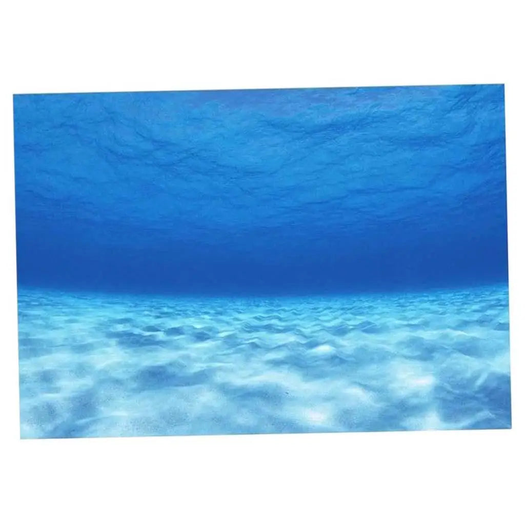 Aquarium Background Fish Tank Decoration Picture, PVC Self - Adhesive Poster Style Backdrop Decoration Paper Sticker Zpaxo