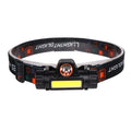 Rechargeable XPE COB LED Headlamp – 2 Modes & Tail Magnet