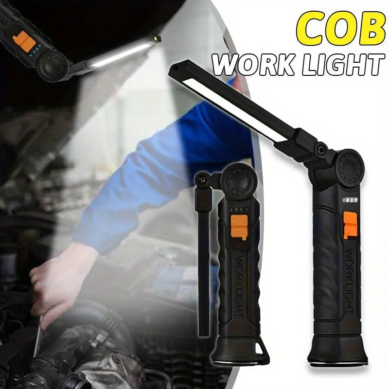 Portable COB LED Work Light – Magnetic, Rechargeable, Waterproof LED Work Light Zpaxo