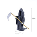 1Pcs Black Grim Reaper Statue Mini Devil Figurine Dollhouse Halloween Thrilling Robe Nightcrawler Ornament Micro Landscape Decor Zpaxo A2