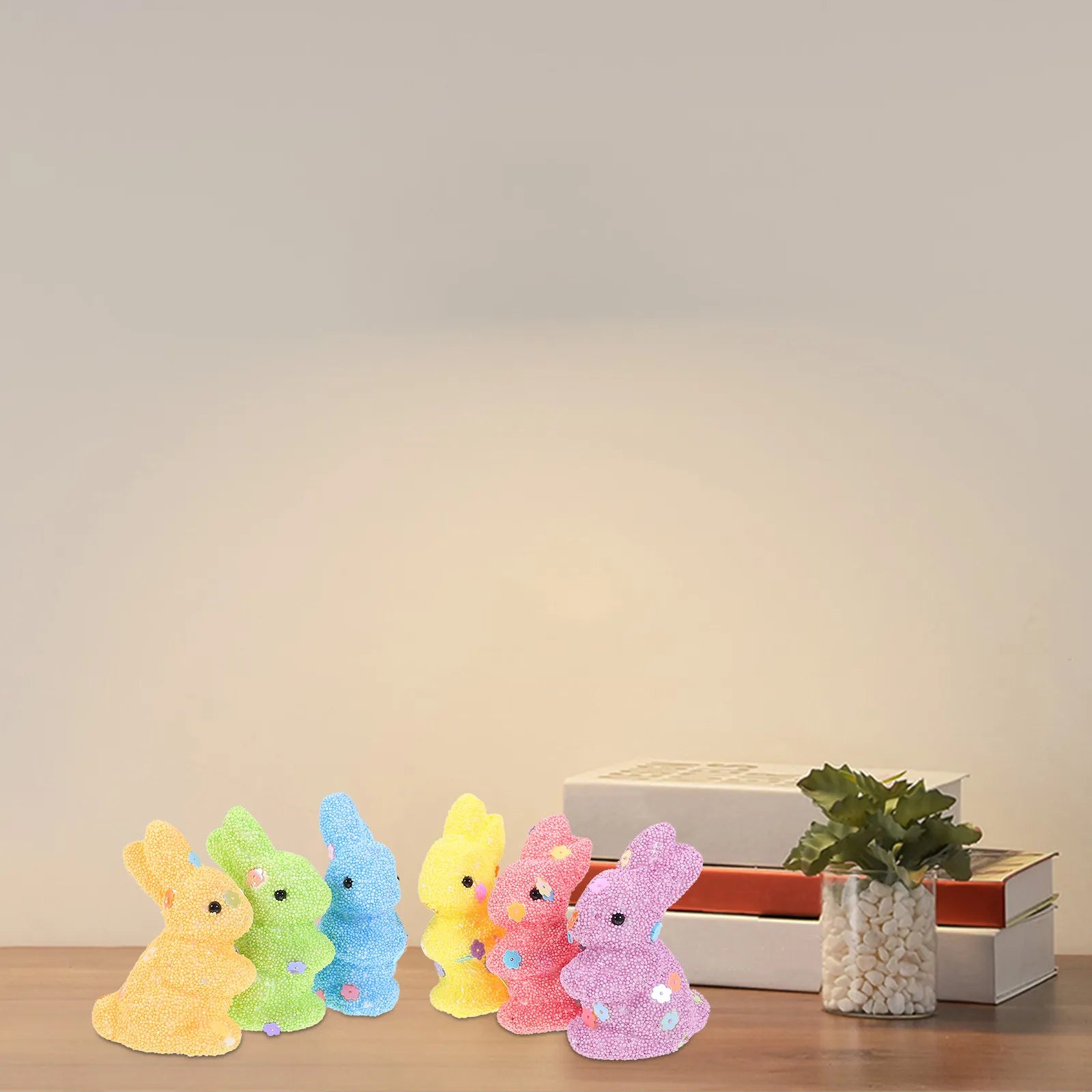 Foams Rabbit Decorations Easter Bunny Table Decoration Cute Small