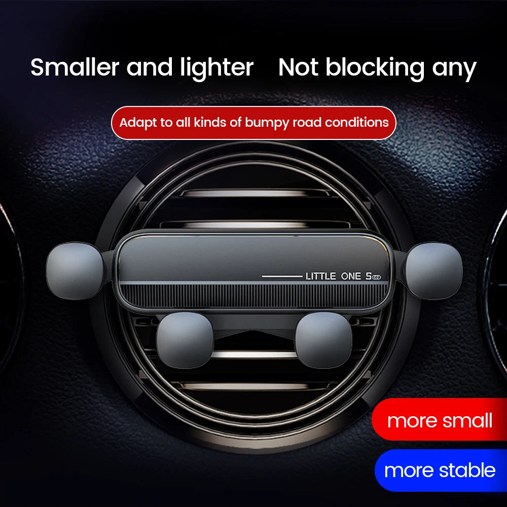 Gravity Car Phone Holder Automatic Lock Stand Stable Vent Outlet Zpaxo