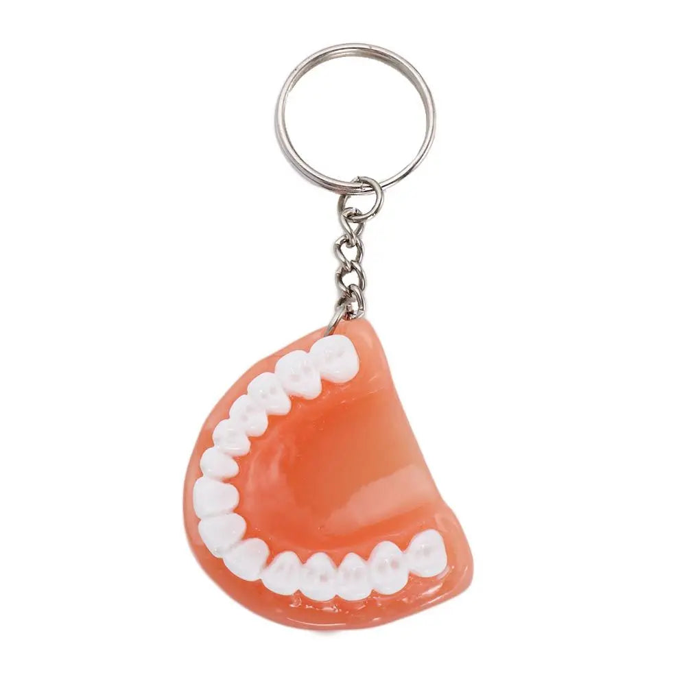 Dental Decoration Simulation Teeth Shape Resin Tooth Key Chain Zpaxo