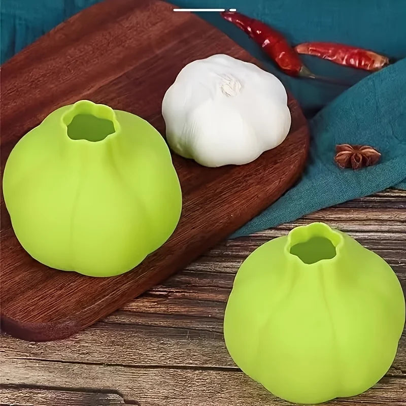 Silicone Portable Garlic Peeler Quick Hand-free Kitchen Tool Easy
