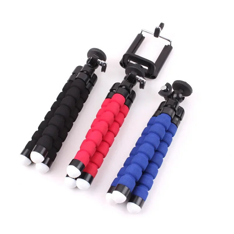 Mini Flexible Octopus Sponge Tripod Holder Xiaomi Huawei Samsung Zpaxo