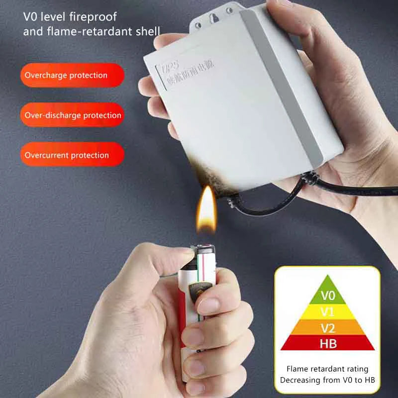 Waterproof UPS 12V Power Supply for CCTV & IP Cameras