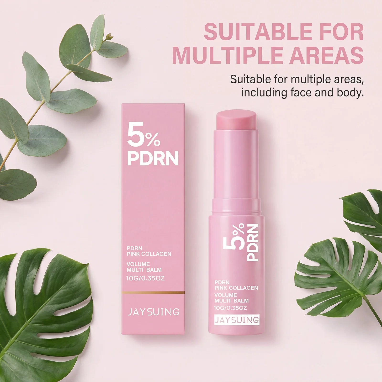 PDRN Pink Collagen Multi Balm Stick – Face, Lips & Neck Collagen Balm Stick Zpaxo