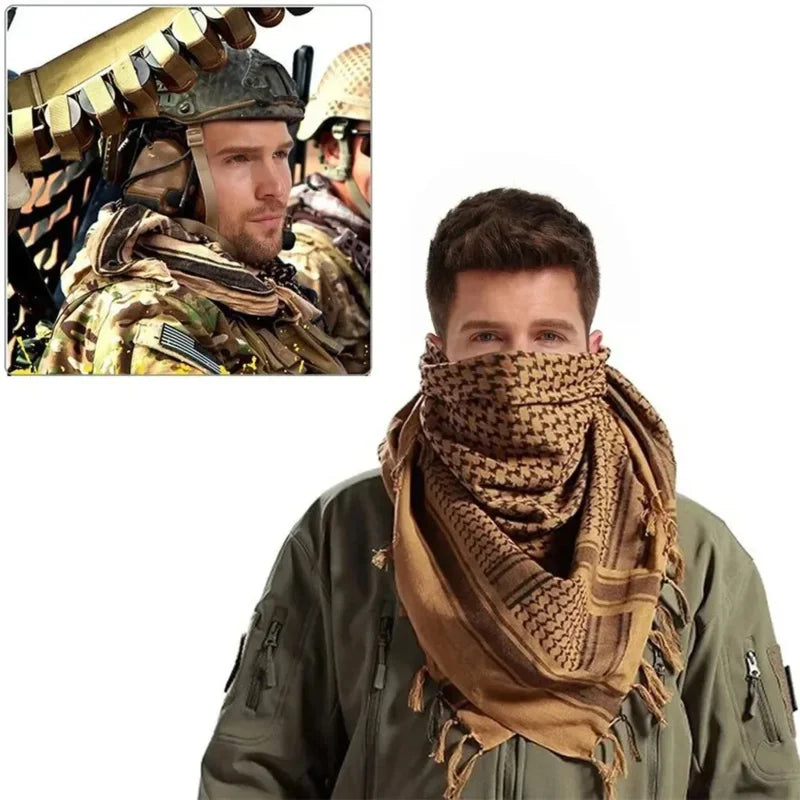 Keffiyeh Shemagh Tactical Desert Scarf Wrap – Men & Women