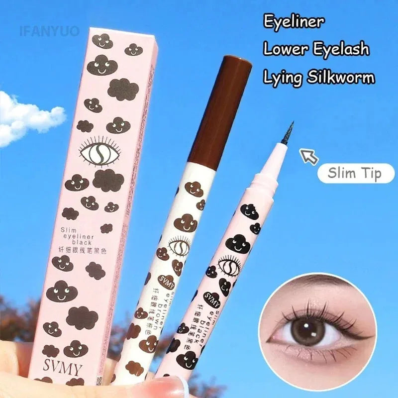 Lying Silkworm Liquid Eyeliner Pen Waterproof Big Eyes Makeup