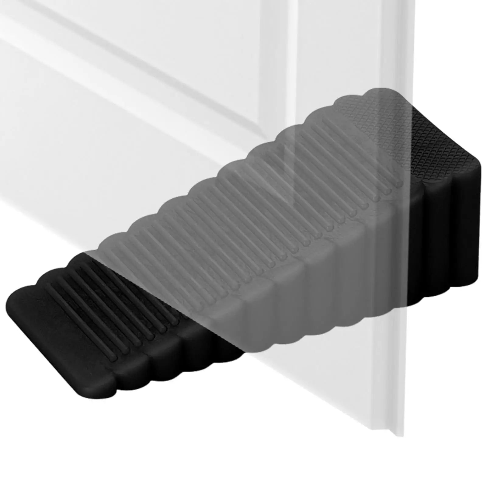 Reusable Shock Absorbent Door Stop Stoppers Safety Plastic Block