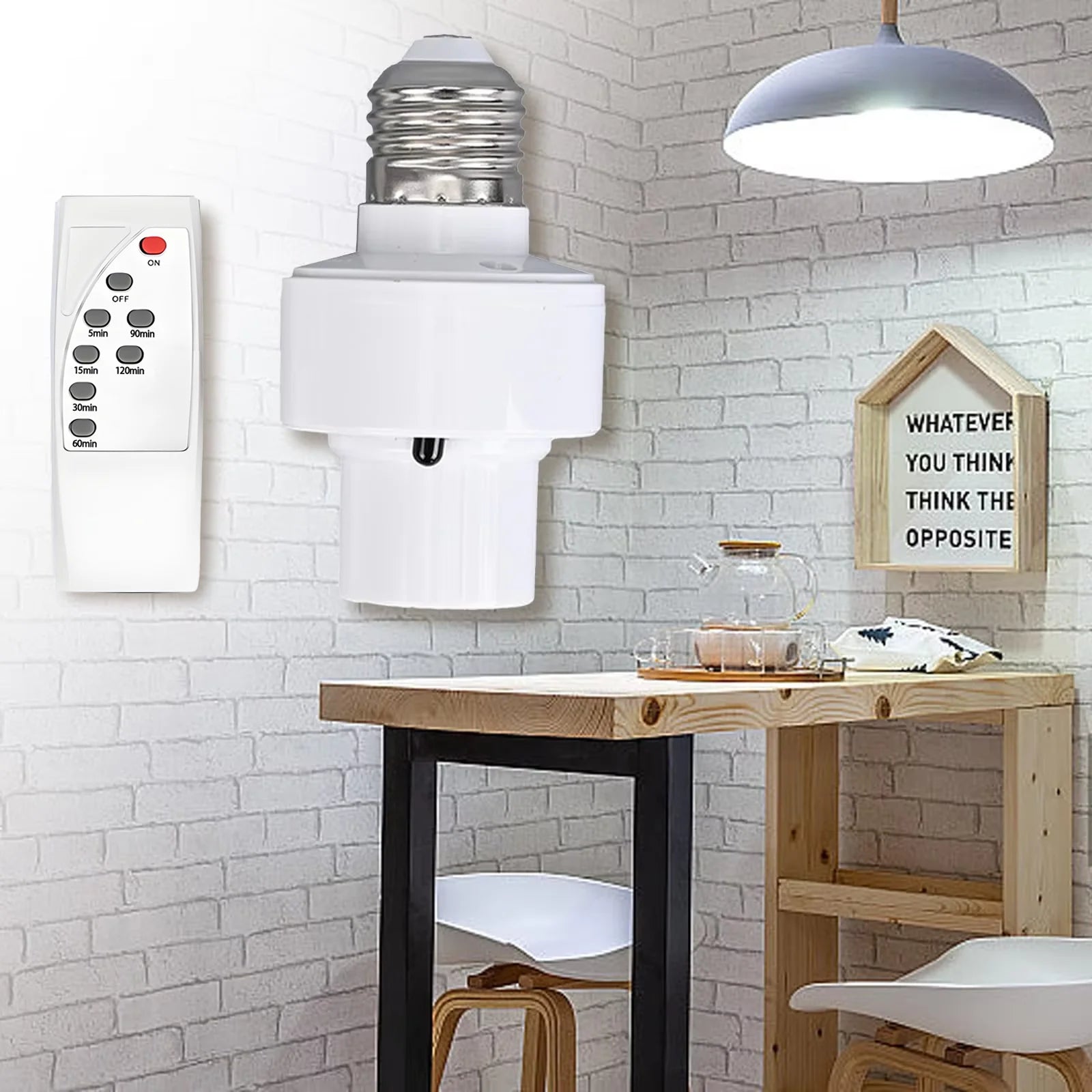 2026 Smart LED Lampholder E27 AC85-265V with Infrared Remote, Timer, Color Changing, Universal Socket, Easy Install for Home Use Zpaxo