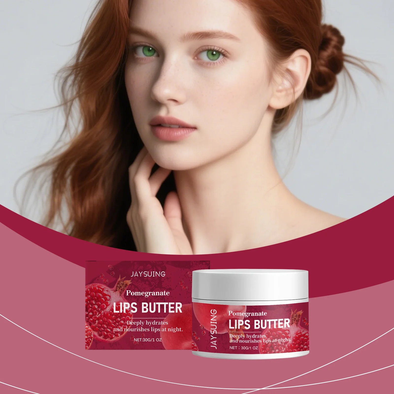 Lip Mask Overnight Moisturizing Lips Butter Balm with Hyaluronic Acid Smooth Lips Lines Anti-Cracking Exfoliating Dry Lips Care Zpaxo