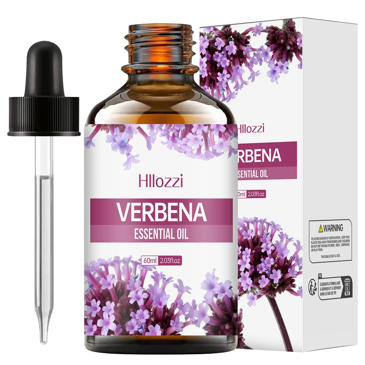 VERBENA ESSENTIAL OIL Perfume essential oils plant essential oils aromatherapy soap humidifier pure essential oils moisturizing Zpaxo 60ML VERBENA Other Flower