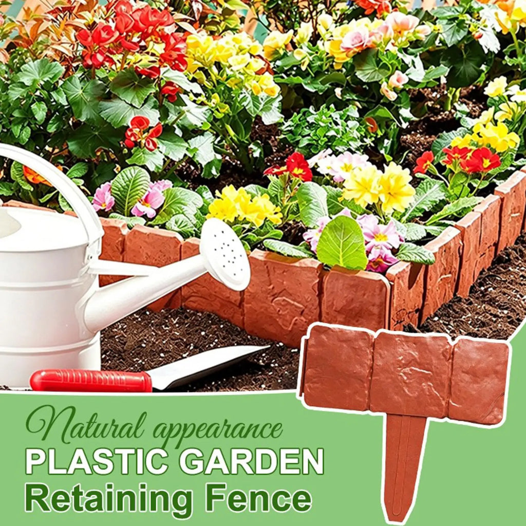 Landscape Edging Border 20-Piece No Dig Flexible Heavy Duty Garden