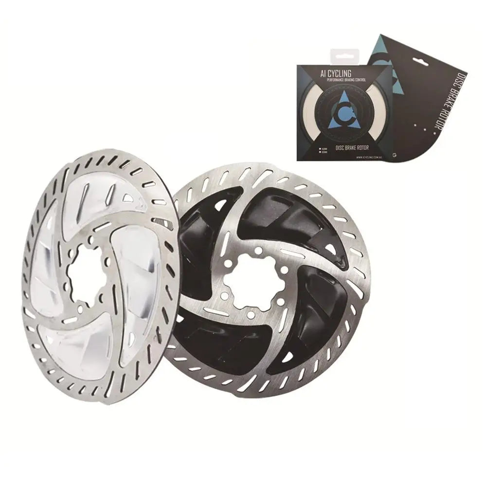 MTB Road Bike Radiator Cooling Fins Disc Brake Rotors Bolts Silver Zpaxo