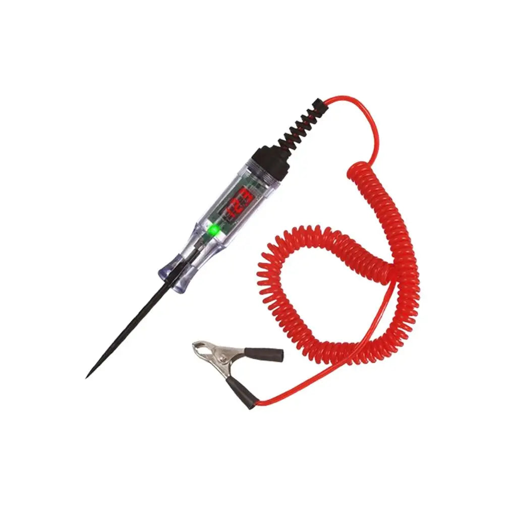 12V 48V DC Car Digital Display Test Pen LED Circuit Tester Auto Diagnostic Probe Electric Measuring Pen Automotive Repair Tools Zpaxo A