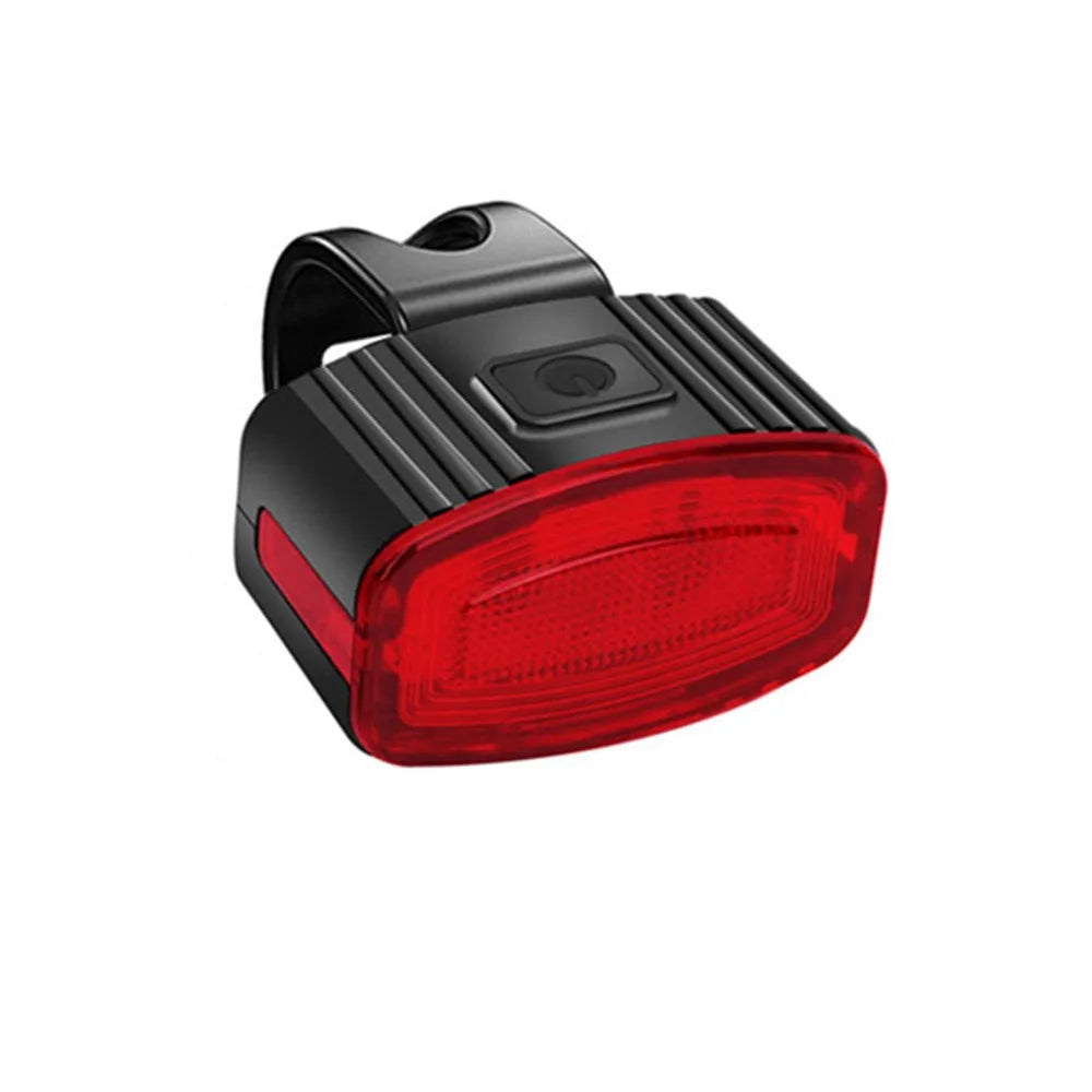 Bicycle Taillights Outdoor Riding Lights USB Charging High Brightness Night Safety Riding Mountain Biking Road Biking Equipment Zpaxo red
