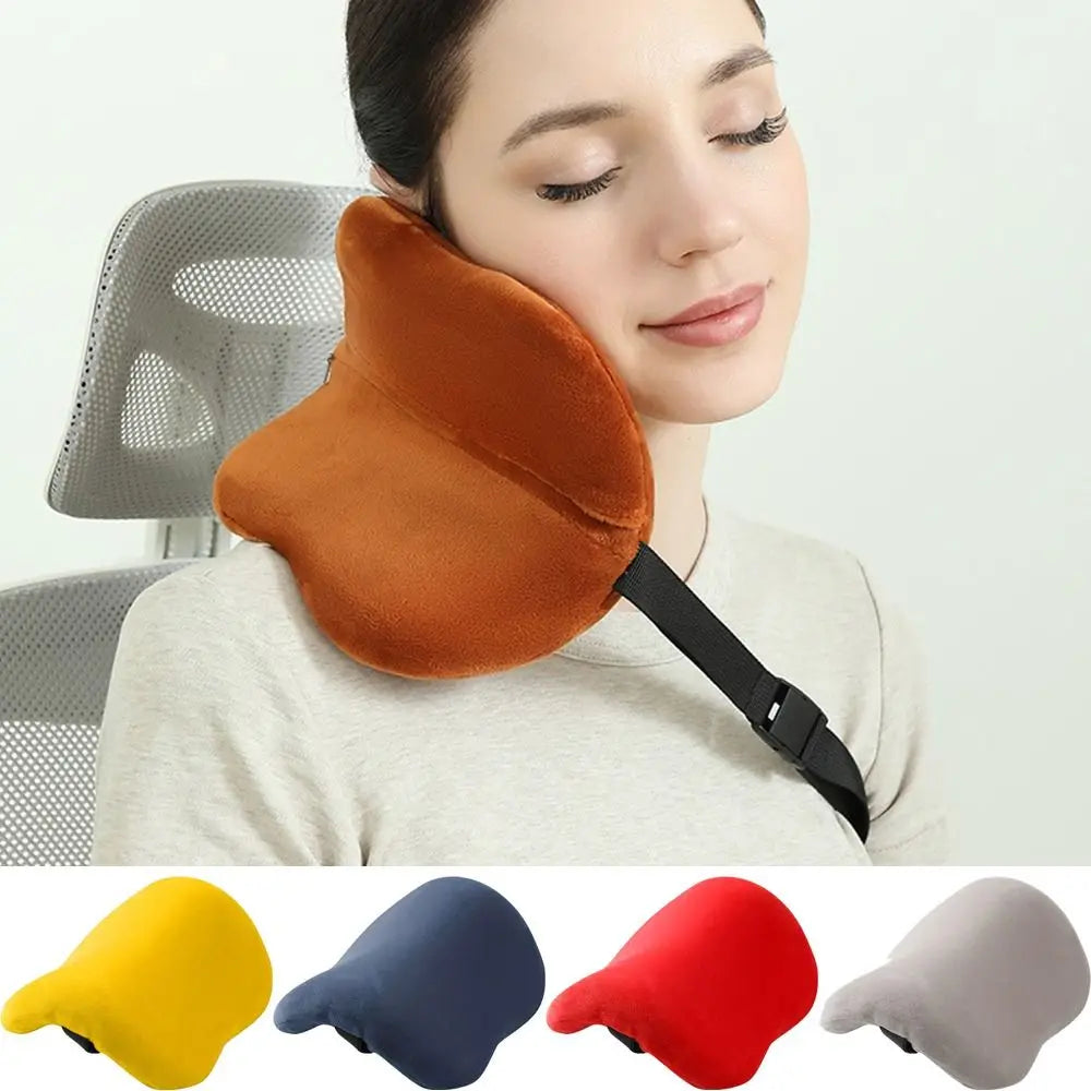 Portable Travel Neck Pillow Slow Rebound Adjustable Car Nap Sloped Zpaxo