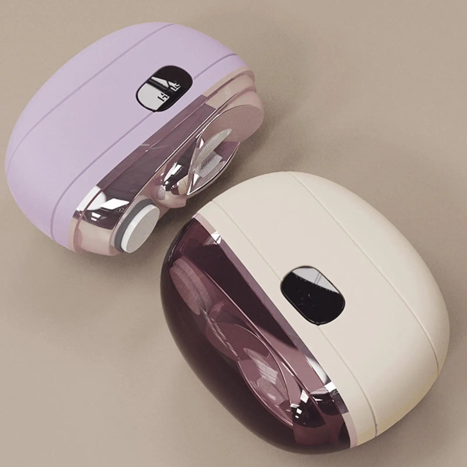 Electric Nail Clippers Thick Toenails LED Light Professional Safe