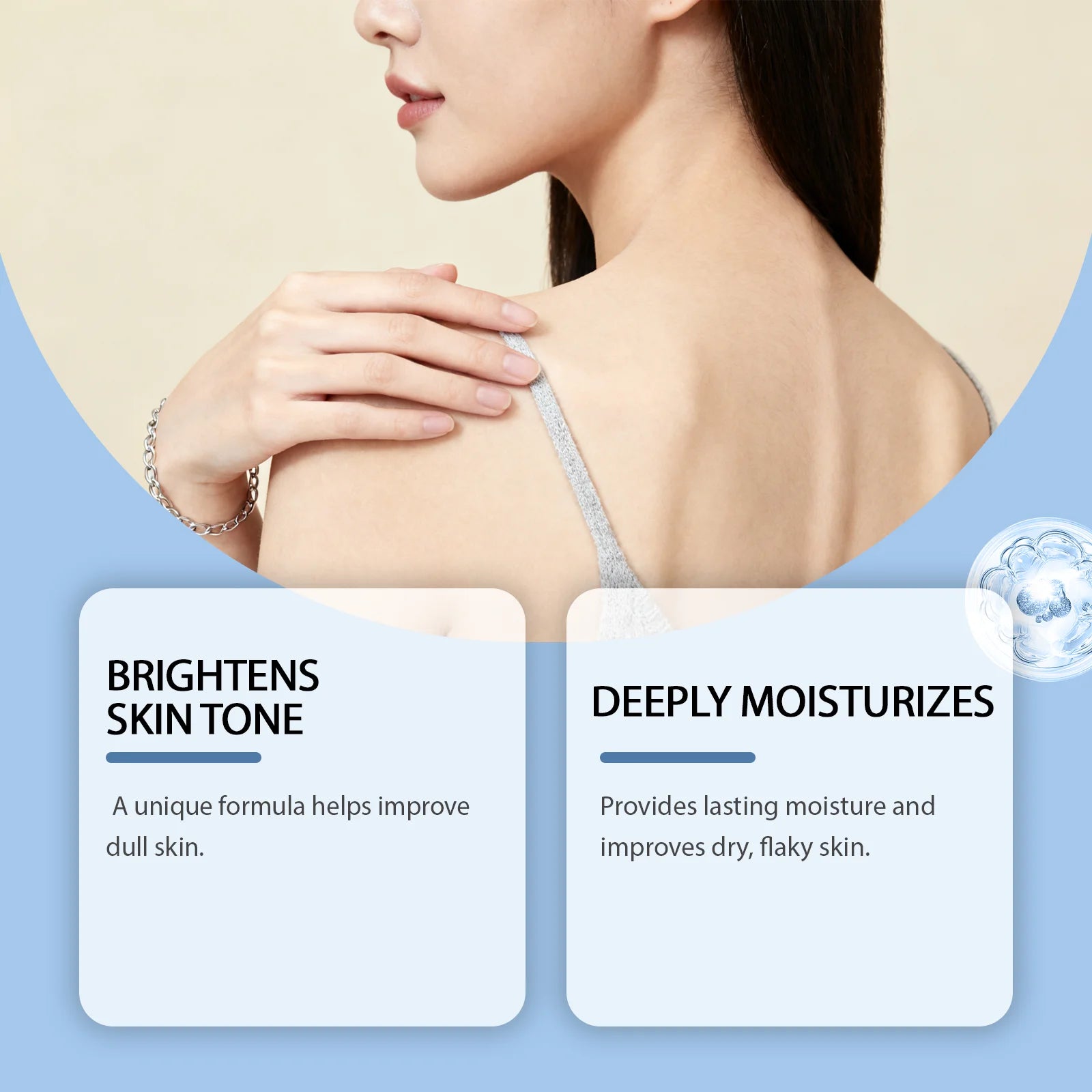 Targeted Brightening Body Serum Dark Spot Corrector for Inner Thighs & Underarms Hydrating Moisturizer for Even Skin Travel Size Zpaxo