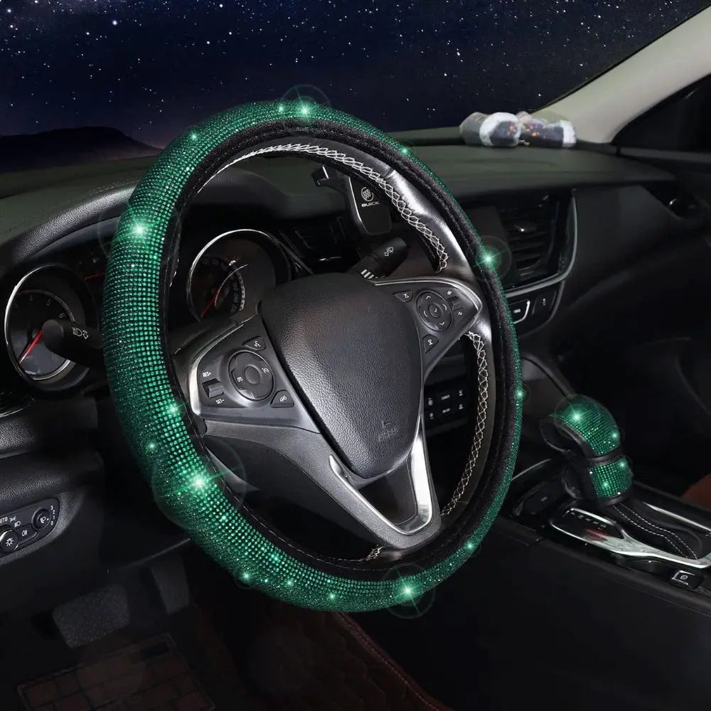 Anti-slip Bling Car Interior Accessories Rhinestone Sparkling Zpaxo