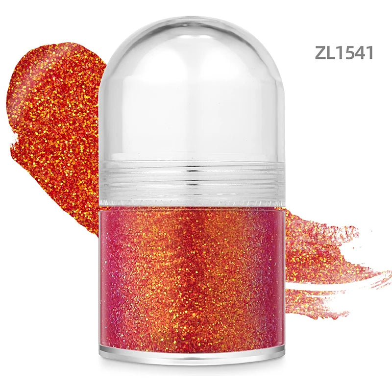Rolling Sequin Face Body Glitter Gel Lasting Shine Sparkling Sequins Glitter Gel for Carnival Parties Festival and Stage Makeup Zpaxo 41