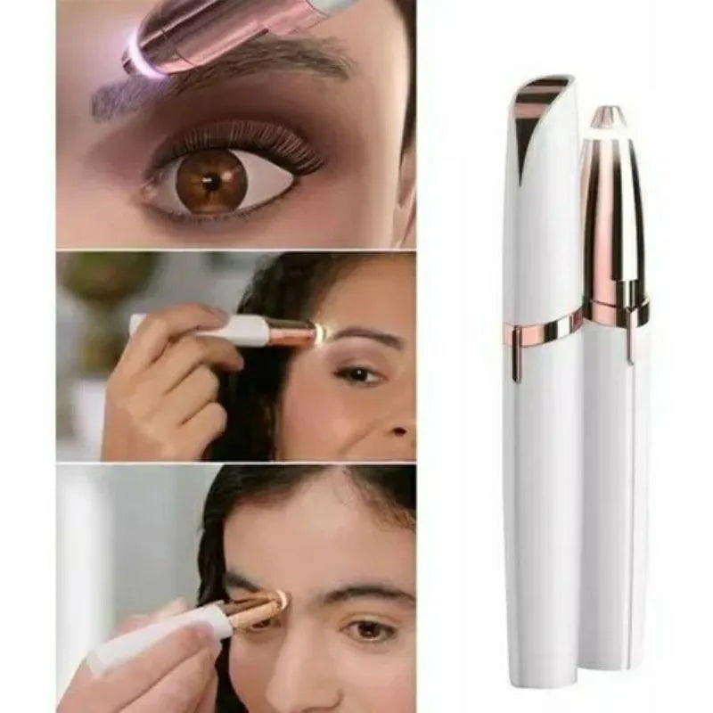 Portable Mini Electric Eyebrow Trimmer Face Hair Remover Blade Eye
