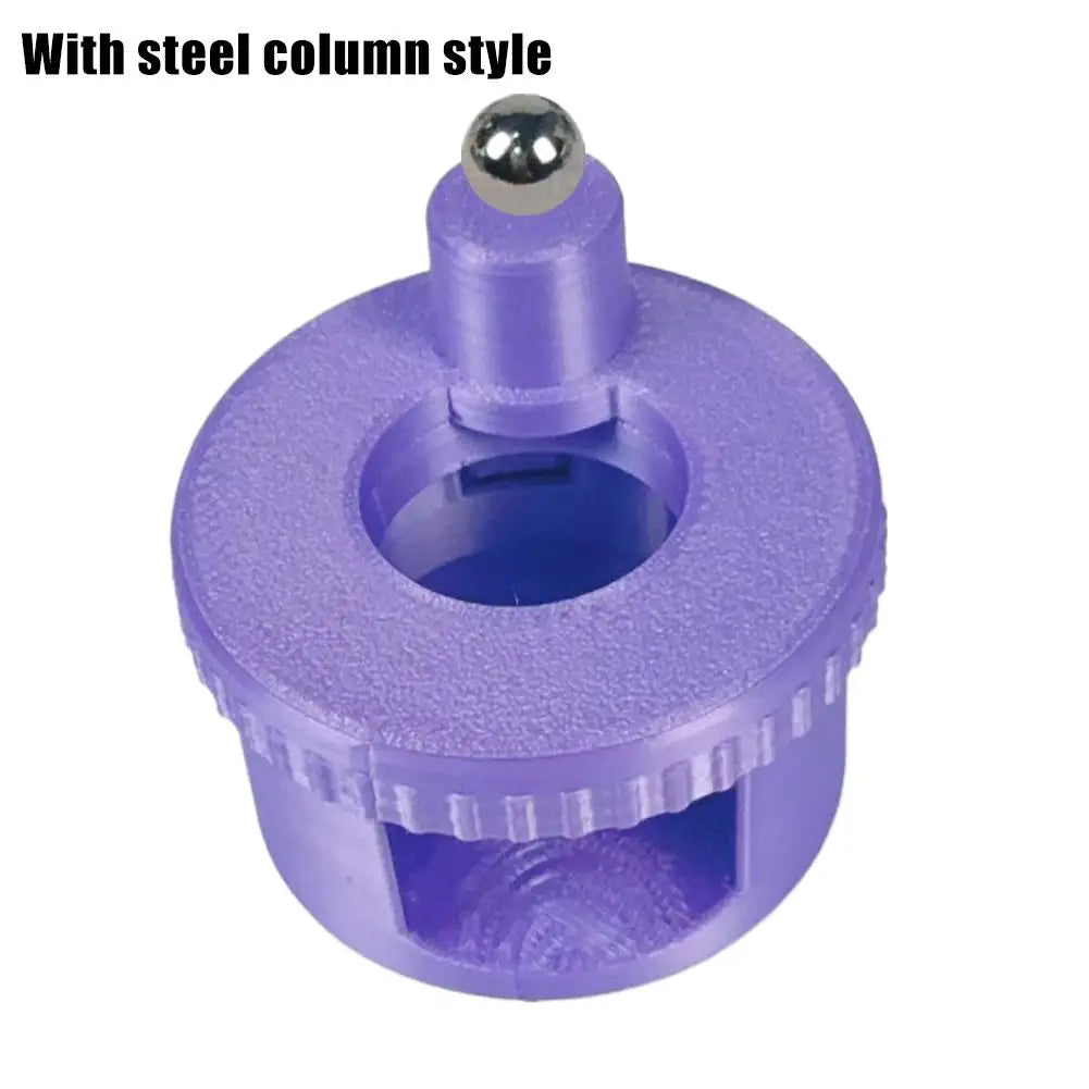 360° Rotating Cat Eye Nail Magnet Tool | Glass Bead & Wide Light Nail Art Magnet Tool Zpaxo purple