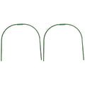 2Pcs Sturdy Garden Hoops for Greenhouse Tunnel Plant Cover Frost Protection Raised Bed Arch Support Rack with Sunshade Net Zpaxo Default Title