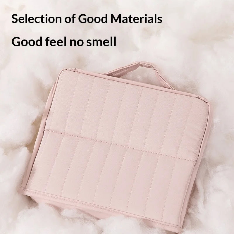 Zpaxo Large Waterproof Makeup Bag – Partitioned Travel Organizer Travel Makeup Bag Zpaxo